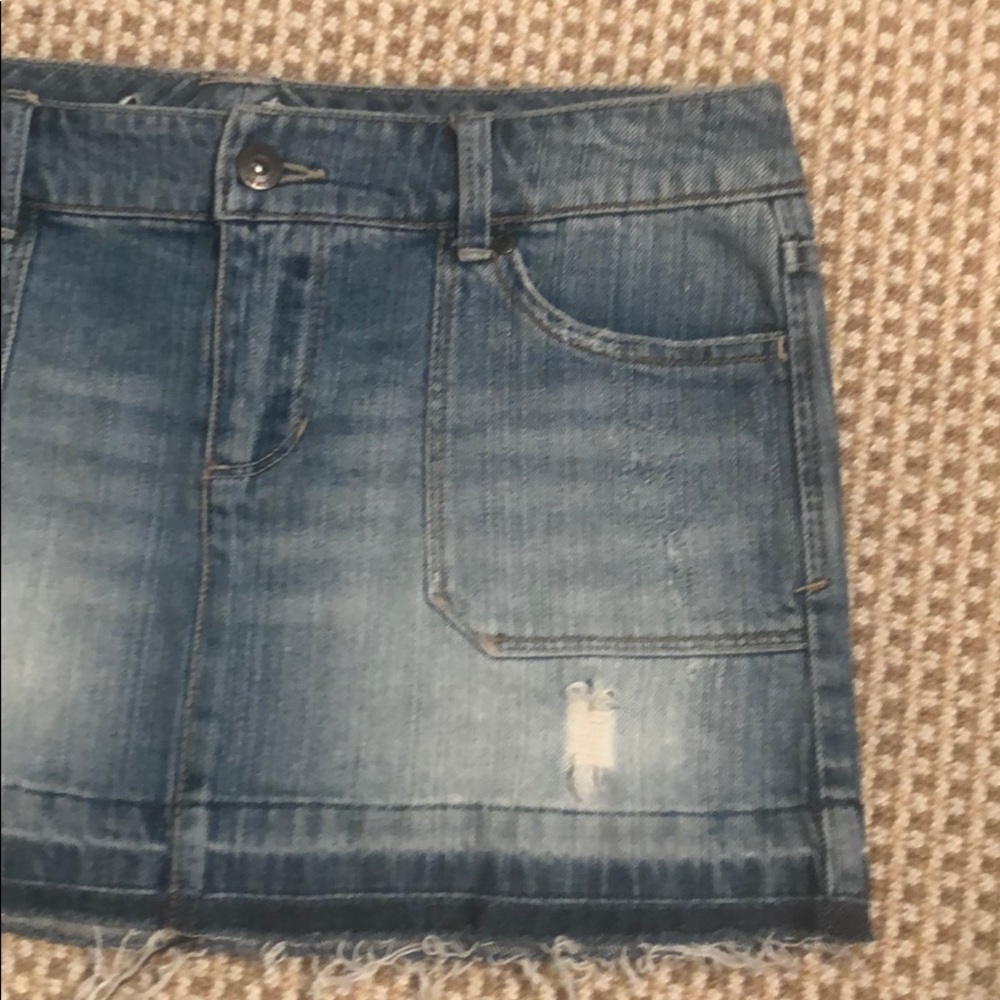 Ocean Drive Denim Mini Skirt - Picture 2 of 6